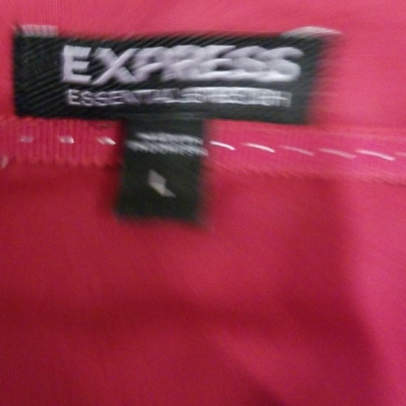Express button down red top size L - Picture 5 of 7